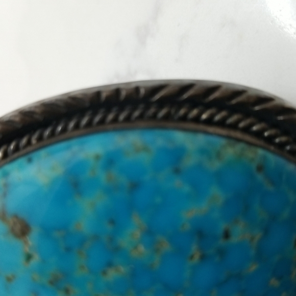 Authentic vintage American Indian turquoise ring - Picture 3 of 4
